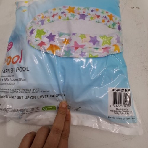INTEX INFLATABLE STARFISH POOL - 48" X 10" (40GAL) - MULTICOLOR (MODEL: 59421EP) image 3