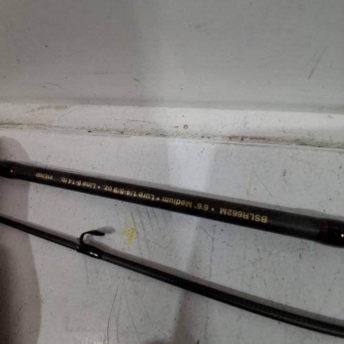 BERKLEY LIGHTNING ROD SPINNING FISHING ROD - 6FT 6" - MEDIUM - BROWN/BLACK (MODEL:BSLR662M) image 3
