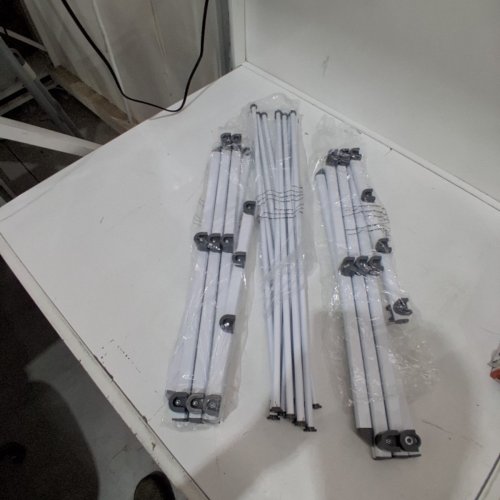 MAINSTAYS FOLDING DRYING RACK, FOLDS FOR EASY STORAGE - 29.5" X 14.6" X 41.34" - WHITE image 2