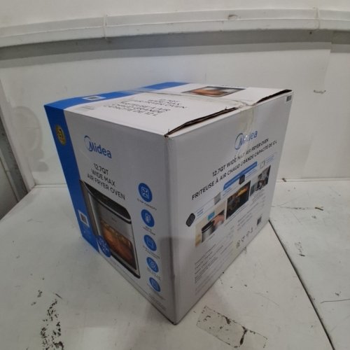 MIDEA WIDE MAX AIR FRYER OVEN - 12.7QT - BLACK/STAINLESS STEEL (MODEL: MAF122AOCSS/1993097) image 8
