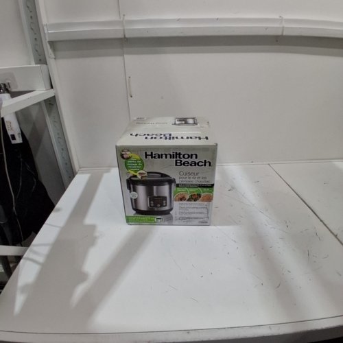 HAMILTON BEACH DIGITAL SIMPLICITY 2-14 CUP RICE COOKER AND FOOD STEAMER - SILVER (37548MN) image 6
