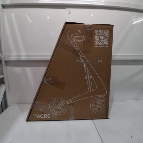 BY ACRE CARBON ULTRALIGHT FOLDABLE ROLLATOR WITH FORWARD-FACING ERGONOMIC HANDLES - 285LB MAX - WHITE / BLACK (MODEL: BYA100MDW) image 5