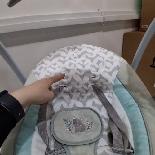 INGENUITY CONVERT-ME INFANT/BABY SWING - 0-9M - WHITE/GREY RAYLAN - (MODEL: 12189) image 5