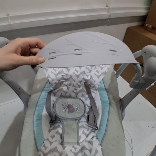 INGENUITY CONVERT-ME INFANT/BABY SWING - 0-9M - WHITE/GREY RAYLAN - (MODEL: 12189) image 6