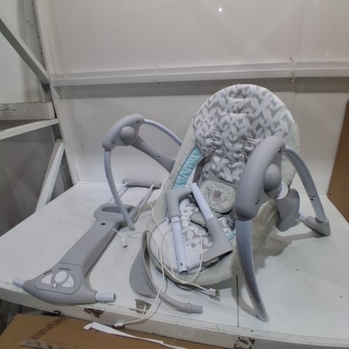 INGENUITY CONVERT-ME INFANT/BABY SWING - 0-9M - WHITE/GREY RAYLAN - (MODEL: 12189) image 7