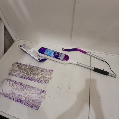 SWIFFER MULTI SURFACE POWER MOP WITH 5 TIMES CLEANING POWER - WHITE/PURPLE image 2