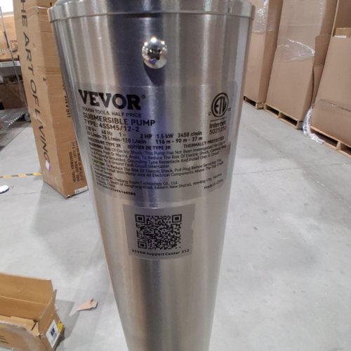 DEEP WELL SUBMERSIBLE PUMP - 2HP - 230V/60HZ - 35FT (MODEL: 4SSM5/12-2) image 5