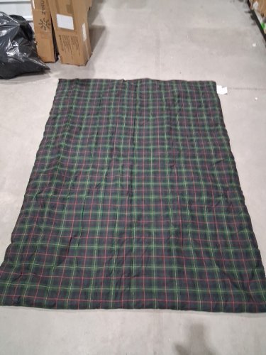 EDDIE BAUER PACKABLE OUTDOOR DOWN/PUFFER BLANKET - FULL image 2