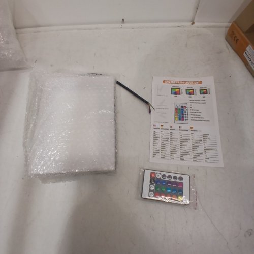 RIGIDON RGB LED OUTDOOR FLOOD LIGHT WITH 16 COLOR SETTINGS & REMOTE CONTROL - 50W, IP66 - 5" X 7" image 2