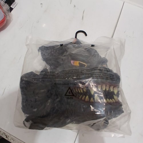 2PC GODZILLA JUMPSUIT AND MASK SET - MEDIUM - BLACK/GREY (STYLE: 1000041) image 3