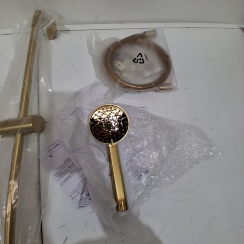 KOHLER AWAKEN G90 4 FUNCTION HANDSHOWER KIT - 27" - 1.75 GPM - VIBRANT BRUSHED MODERN BRASS - (MODEL:K-98361-G-2MB) image 4