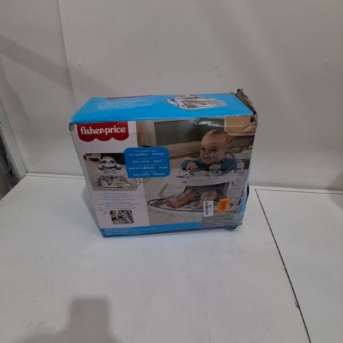 FISHER-PRICE PORTABLE BABY CHAIR SIT-ME-UP FLOOR SEAT WITH TRAY - MULTICOLOR - (MODEL: HTP40) image 4