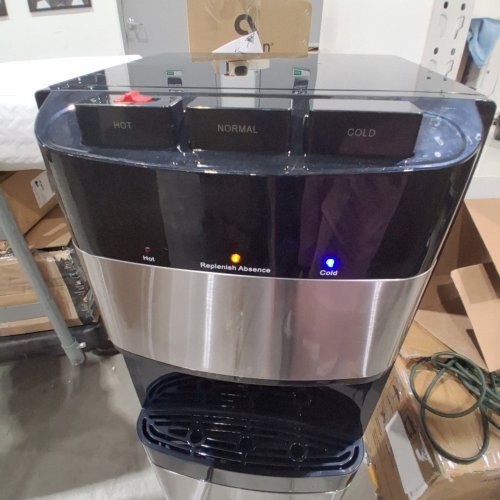 BOTTOM LOAD WATER DISPENSER - 110V, 640W - BLACK (MODEL: HSM-319) image 2