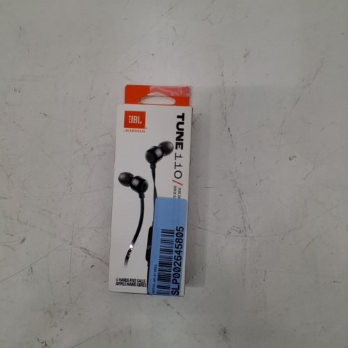 JBL TUNE 110 IN EAR HEADPHONES with 3.5mm jack- BLACK image 2