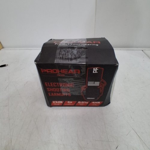 PROHEAR ELECTRONIC EAR PROTECTION FOR SHOOTING - 4X SOUND NRR 23DB - BROWN (MODEL: EM-066) image 3