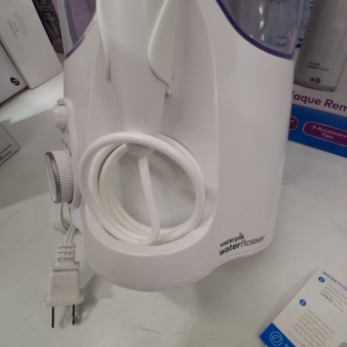 WATERPIK WATERFLOSSER ULTRA PLUS WATER FLOSSER & CORDLESS PEARL WATER FLOSSER - 5 ACCESSORY TIPS, USB CHARGING CABLE & TRAVEL CASE - WHITE - (MODEL: WP-150C/WF-13C020 1701338) image 5