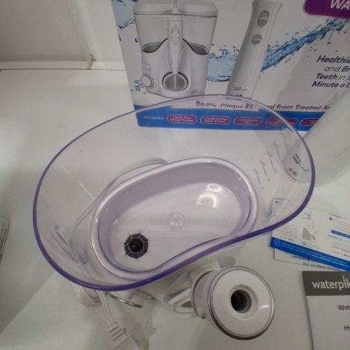 WATERPIK WATERFLOSSER ULTRA PLUS WATER FLOSSER & CORDLESS PEARL WATER FLOSSER - 5 ACCESSORY TIPS, USB CHARGING CABLE & TRAVEL CASE - WHITE - (MODEL: WP-150C/WF-13C020 1701338) image 6
