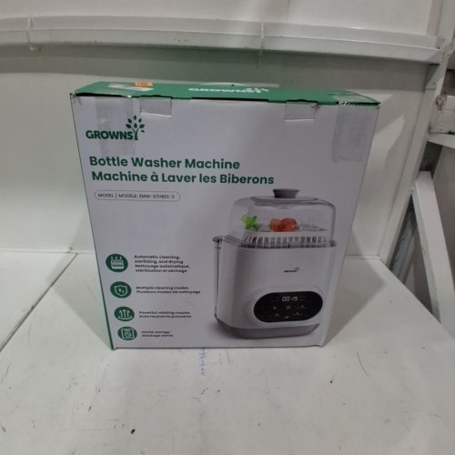 GROWNSY ALL-IN-ONE BOTTLE BOTTLE WASHER AND STERILIZER AND DRYER MACHINE WITH DETERGENT TABLETS- WHITE (MODEL: ZMW-STHB01-3) image 8