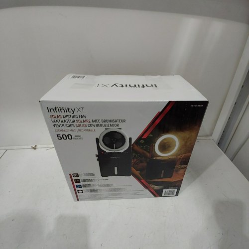 INFINITY X1 SOLAR MISTING FAN- 500LUM (MODEL: 1985328) image 5
