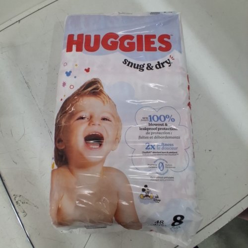 48PK HUGGIES SNUG AND DRY DIAPERS - SIZE 8 - MICKEY MOUSE image 2