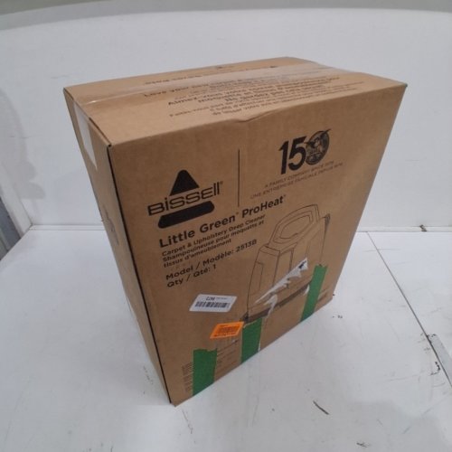 BISSELL LITTLE GREEN PROHEAT PORTABLE DEEP CLEANER/SPOT CLEANER - GREEN/GREY (MODEL: 2513E/25137) image 8