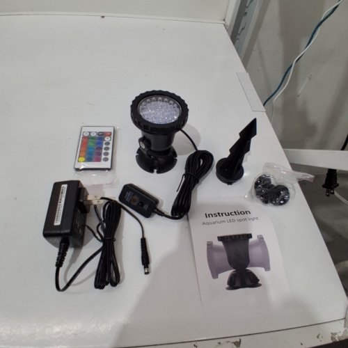 XUNATA LED AQUARIUM AND POND SPOT LIGHT - BLACK image 4