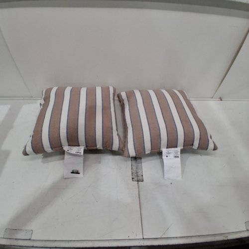2PK HEARTH & HAND WITH MAGNOLIA STRIPED PILLOW - 18" X 18" - BROWN/MULTI-COLOUR (MODEL: 324-02-0174) image 3