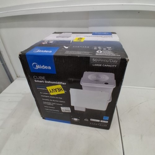 MIDEA CUBE 50 PINT SMART WIFI DEHUMIDIFIER - 4,500 SQ. FT - WHITE (MODEL: MAD50S1QWT-A) image 4