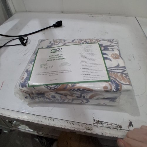 4PC GOGREEN DEEP POCKET ULTRA SOFT 100% BREATHABLE COTTON SHEET SET FITS - KING - PAISLEY (MODEL:1DVI3F6B0H5K) image 3