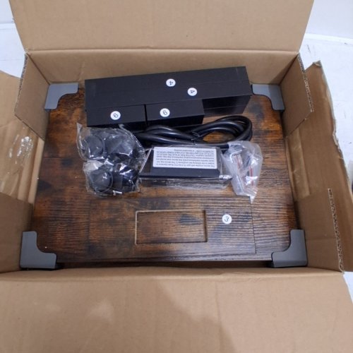 PORTABLE STAND ALONE PRINTER STAND - RUSTIC BROWN (MODEL: BF38UPS01) image 4