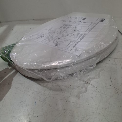 KOHLER ELONGATED TOILET SEAT - 18 5/8" - WHITE image 3