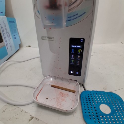 ICEMAN BY CHEFMAN SLUSHIE MACHINE WITH 5 PRESETS AND LED DISPLAY - 64OZ - WHITE (MODEL: RJ62-20A-WHT-CA) image 4