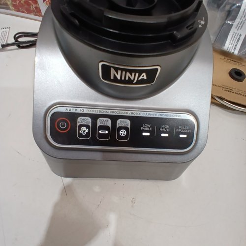 NINJA PROFESSIONAL PLUS FOOD PROCESSOR WITH AUTO-IQ PRESET PROGRAMS - 850-WATTS - BLACK (MODEL: BN600C) image 2