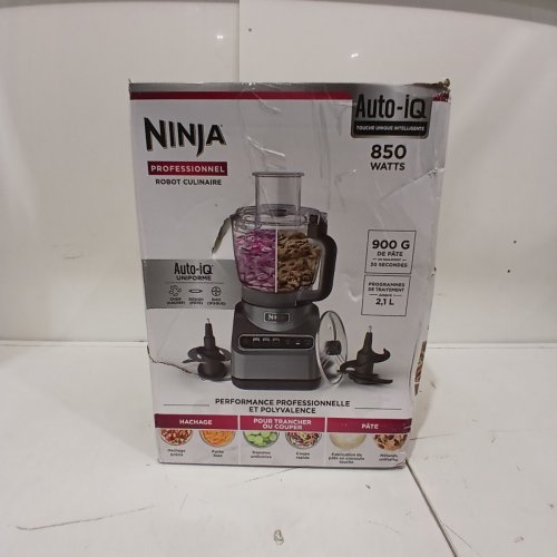 NINJA PROFESSIONAL PLUS FOOD PROCESSOR WITH AUTO-IQ PRESET PROGRAMS - 850-WATTS - BLACK (MODEL: BN600C) image 5
