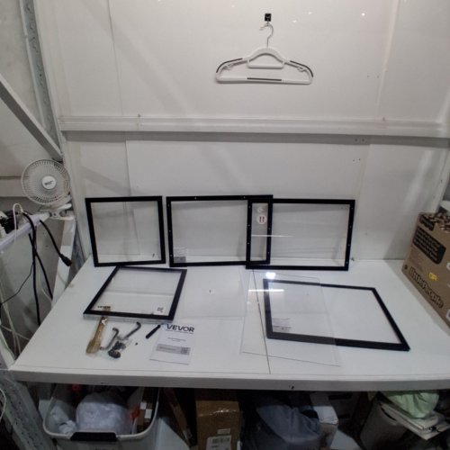 2-TIER BAKERY DISPLAY CASE WITH SLIDING DOORS - 21" X 15" X 15" - CLEAR W/ BLACK EDGES (MODEL: GTDAP04) image 3