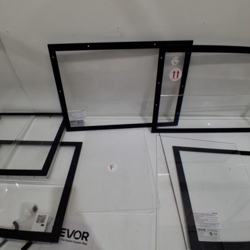 2-TIER BAKERY DISPLAY CASE WITH SLIDING DOORS - 21" X 15" X 15" - CLEAR W/ BLACK EDGES (MODEL: GTDAP04) image 6