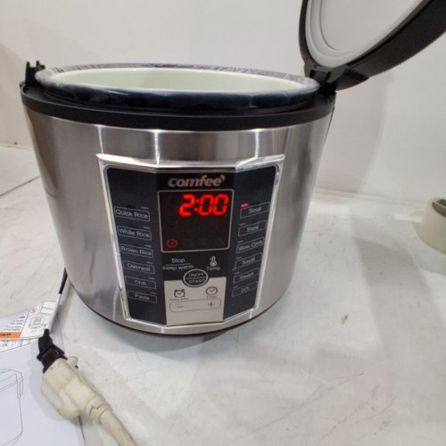 COMFEE RICE COOKER ALL-IN-ONE POT WITH 12 COOKING PROGRAMS - 120V/5L - BLACK (MODEL: MB-M25) image 2