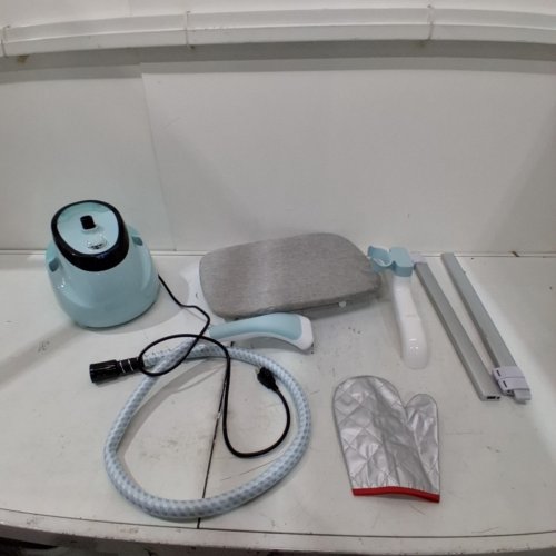 ANNMIIR UPRIGHT STEAMER FOR ALL FABRIC CLOTHES 2000W TURBO BOILER, 1H CONTINUOUS STEAM - 1.6L - BLUE (MODEL: LT-6828-3) image 3