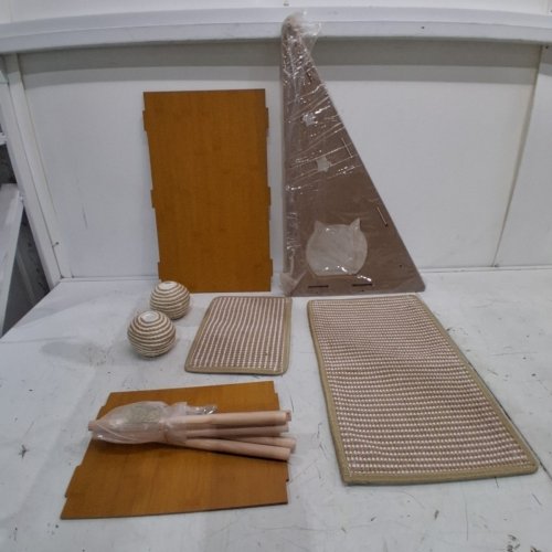 VOLIVX VERTICAL CAT SCRATCHER SCRATCH PAD - 11.4" X 14.5" X 26.7" - BROWN image 2
