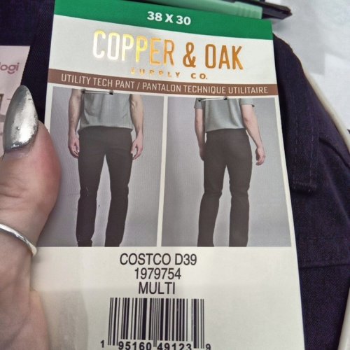 MEN'S COPPER & OAK UTILITY TECH PANT - 38W X 30 L - BLACK (STYLE: 1979753) image 2