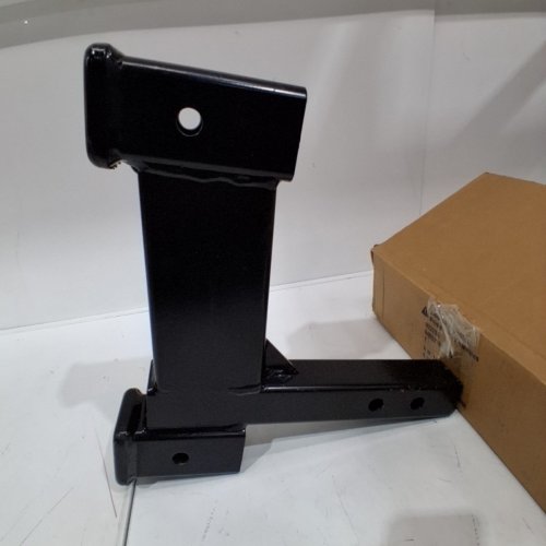 NILIGHT RISE/DROP TRAILER HITCH EXTENDER - FITS 2" RECEIVER - BLACK image 2