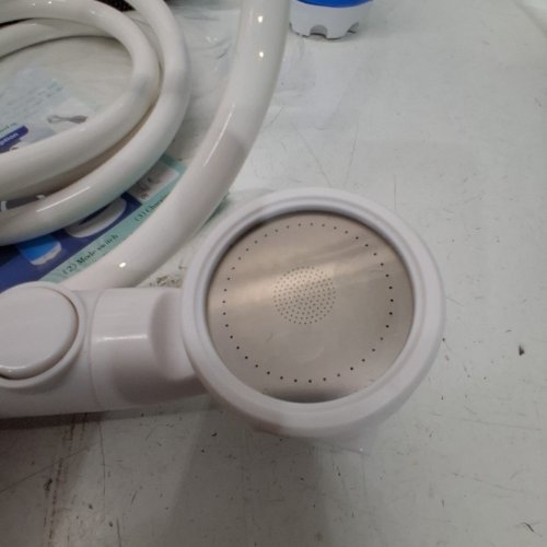 ELECTRIC RECHARGEABLE PORTABLE CAMPING SHOWER - BLUE/WHITE image 4