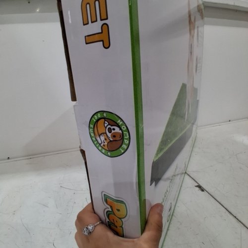 HOMPET DOG TURF GRASS PAD WITH TRAY - 16" X 20" - BLACK/GREEN image 3