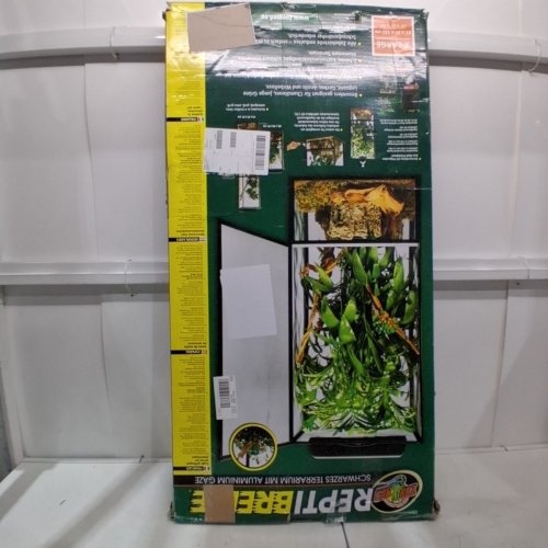 ZOO MED REPTIBREEZE ZOO MED REPTIBREEZE OPEN AIR SCREEN CAGE - MEDIUM, 16" X 16" X 30" - BLACK image 5