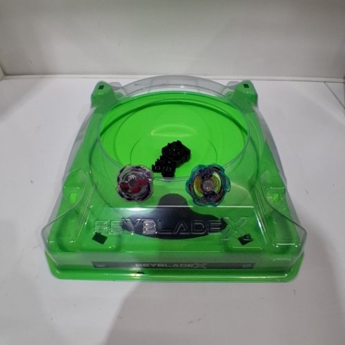 HASBRO BEYBLADE X SNEAK ATTACK BATTLE SET WITH BEYSTADIUM ARENA - GREEN (MODEL: G1940AC01) image 2