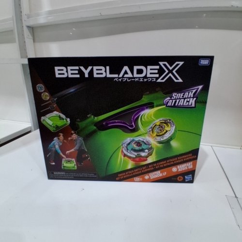 HASBRO BEYBLADE X SNEAK ATTACK BATTLE SET WITH BEYSTADIUM ARENA - GREEN (MODEL: G1940AC01) image 5