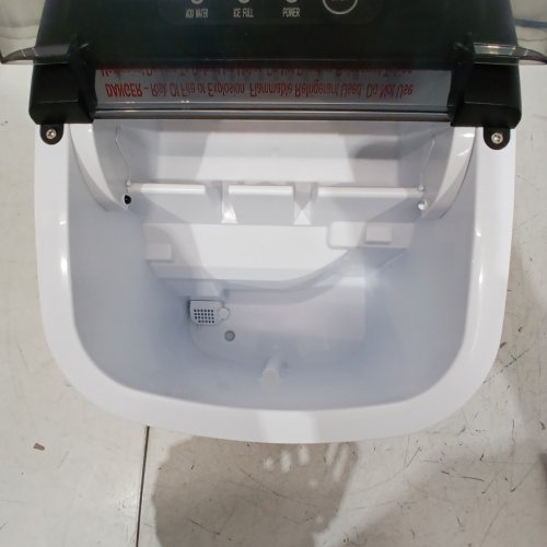 EUHOMY COUNTERTOP ICE MAKER MACHINE WITH HANDLE, BASKET AND SCOOP - MAKES 26LB/DAY - BLACK (MODEL: IM001-BBL-CAEH) image 5