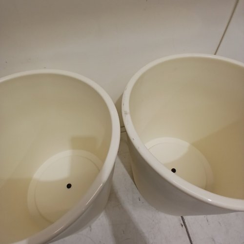3PK THRESHOLD AESTHETIC PLANTER - 12" - SOUR CREAM image 5