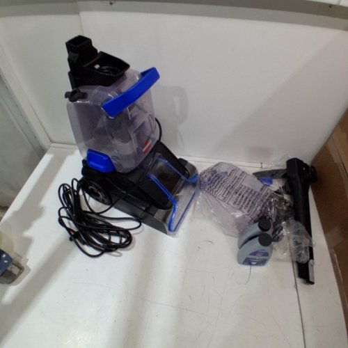 BISSELL POWERCLEAN POWERFUL & LIGHTWEIGHT TURBOBRUSH PET UPRIGHT CARPET CLEANER - 120V - BLUE - (MODEL:3939C) image 3