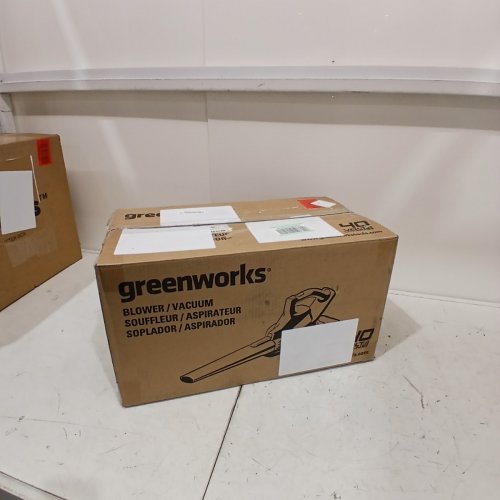 GREENWORKS 2-SPEED LEAF BLOWER/VACUUM - 375CFM/230MPH - 12A - GREEN/BLACK (MODEL: BVF443) image 7